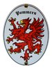 Blechschild Pommern