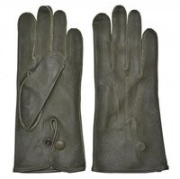 1 Paar Handschuhe mit Lederbesatz Bundeswehr  verschiedene Größen oliv grün 